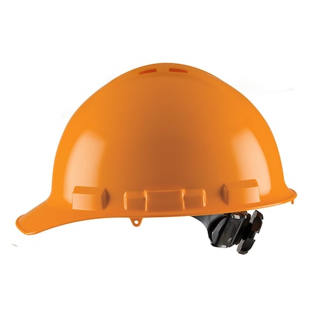 Cordova Duo Safety, Ratchet 4-Point Cap-Style Hard Hat - Orange H24R3